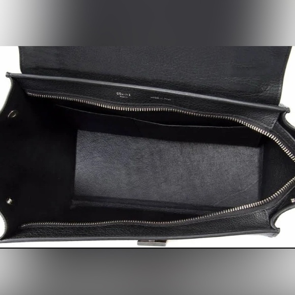 Céline Medium Trapeze Leather & Suede Top Handle Bag - Picture 8 of 8